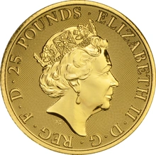 1/4oz Gold Coin, The Unicorn of Scotland - Queens Beast