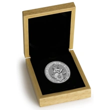 2019 2oz Silver Coin, White Lion of Mortimer, Queen's Beast Boxed
