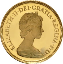 1984 Gold Half Sovereign Elizabeth II Decimal Head - Proof no box