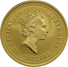 1997 1oz Gold Australian Lunar Year of the Ox