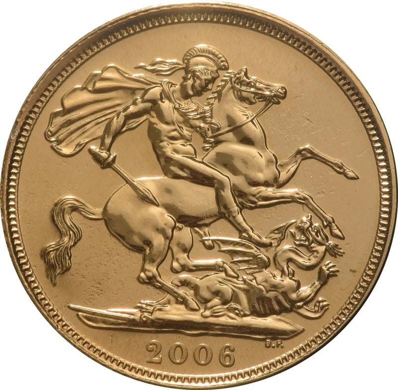 2006 Gold Sovereign - Elizabeth II Fourth Head