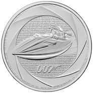 2025 Six Decades of 007, Bond of the 1990s 1oz Silver Coin