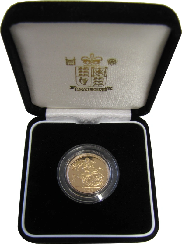2003 Proof Gold Sovereign Boxed
