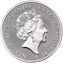 2021 Queen's Beast Completer 2oz Silver Coin