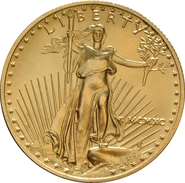 1990 Half Ounce Eagle Gold Coin