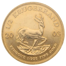2003 1/2oz Krugerrand Gold Coin