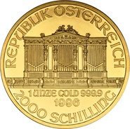 1996 1oz Austrian Gold Philharmonic Coin