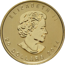 Half Ounce Gold Canadian Maple