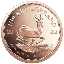 2022 1/10oz Krugerrand Gold Coin