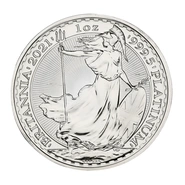 2021 1oz Platinum Britannia Coin