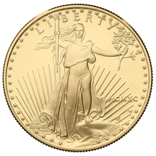 1990 American Eagle Proof One Ounce Gold Coin MCMXC Boxed