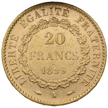 1895 20 French Francs - Guardian Angel - A