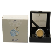2021 Proof 1oz Peter Rabbit Gold Coin Boxed