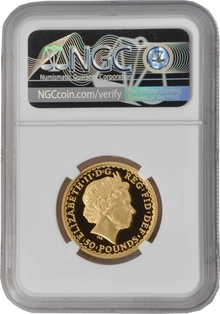 2002 Half Ounce Proof Britannia Gold Coin NGC PF69