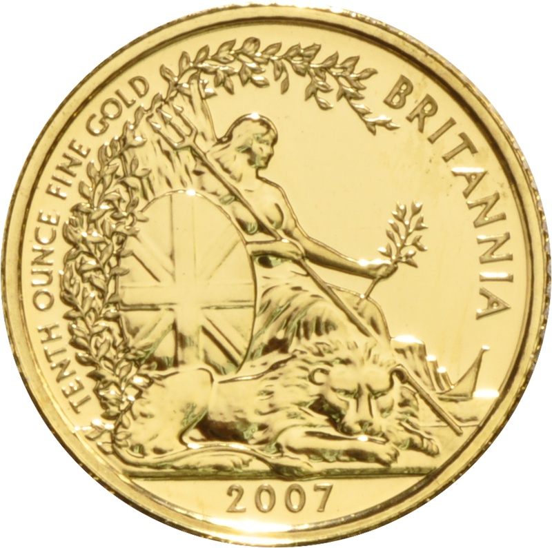 2007 Tenth Ounce Gold Britannia