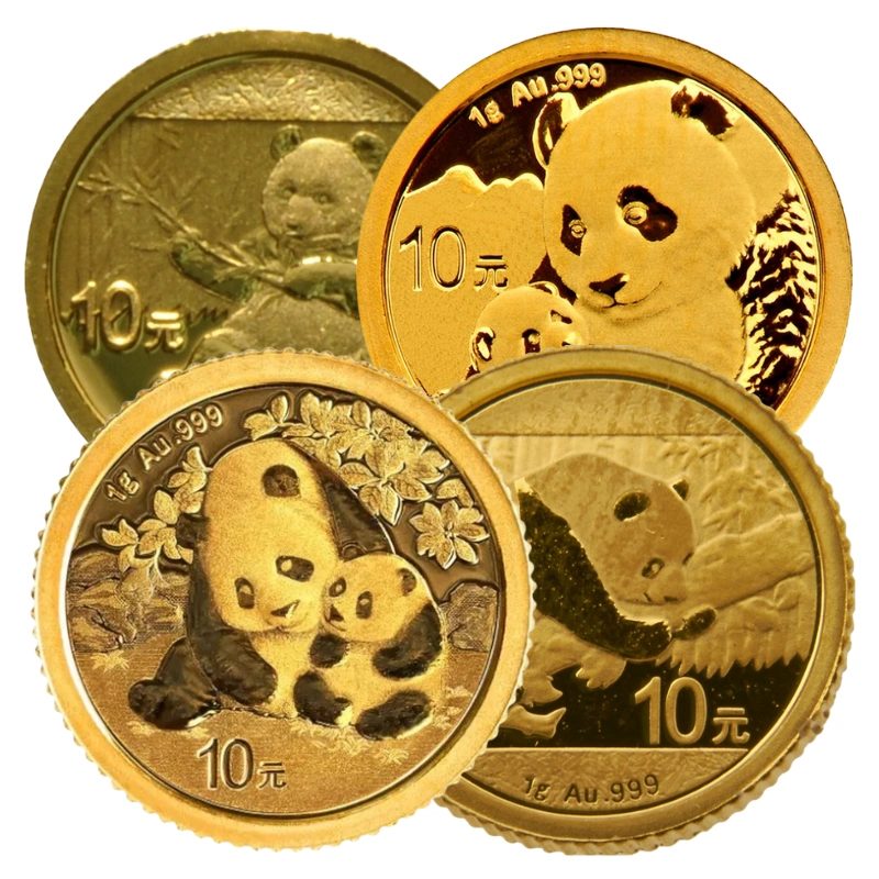 1 Gram Gold Chinese Panda Coin Best Value