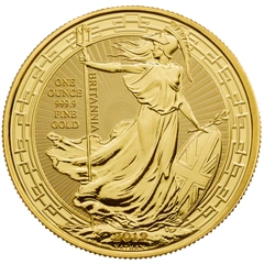 2019 Gold Britannia Coin 1oz Oriental Border