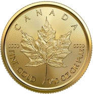 2021 1/10oz Canadian Maple Leaf Gold Coin