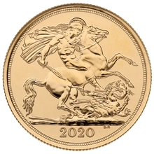 Elizabeth II Fifth Head Gold Sovereign Gift Boxed