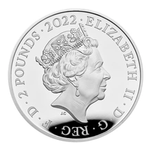 2022 25th Anniversary of Harry Potter - The Hogwarts Express 1oz Proof Silver Coin Boxed