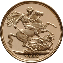2010 Gold Sovereign - Elizabeth II Fourth head - Proof No box