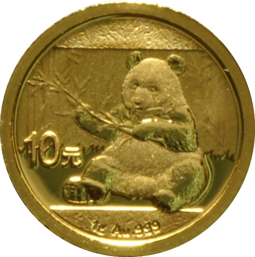 2017 1g Chinese Panda Gold Coin