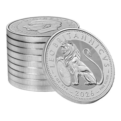 Buy 1oz Silver Britannia Coins - Free Shipping | BullionByPost