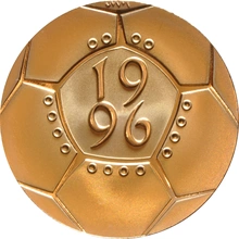 1996 Two Pound Proof Gold Coin: Celebration of Football