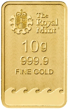 10g Gold Bar Britannia Minted