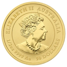 2020 Year of the Mouse Gold Coin 1/2oz Perth Mint Australian Lunar Series