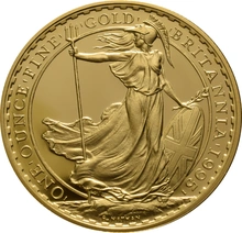 1995 Proof Britannia Gold 4-Coin Boxed Set