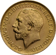 1925 Gold Sovereign - King George V - London - $595.40