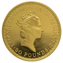 1997 Half Ounce Proof Britannia Gold Coin