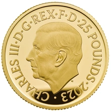 2023 Britannia 1/4oz Gold Proof Coin Boxed
