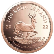 2022 1/10oz Krugerrand Gold Coin