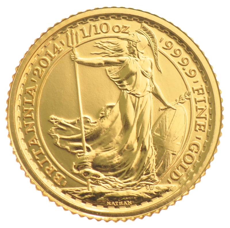 2014 Tenth Ounce Gold Britannia
