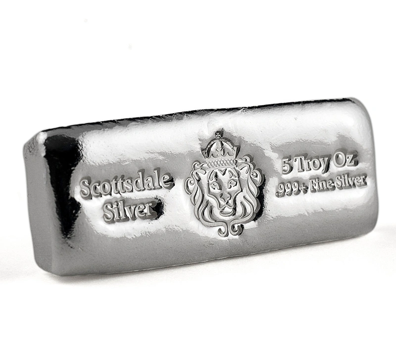 5oz Scottsdale Silver Cast Bar
