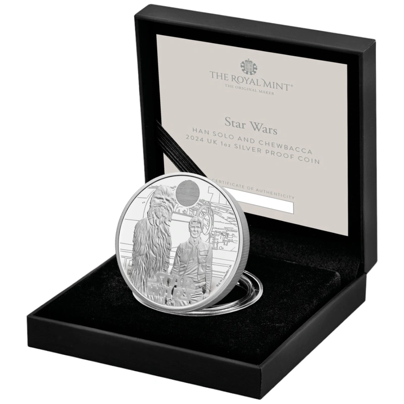 【2オンス×4枚セット】2023 2024ロイヤルミント　スターウォーズ　銀貨 4枚セット】2023 2024ロイヤルミントスターウォーズ2oz銀貨