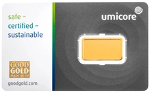 2.5g Gold Bar Umicore
