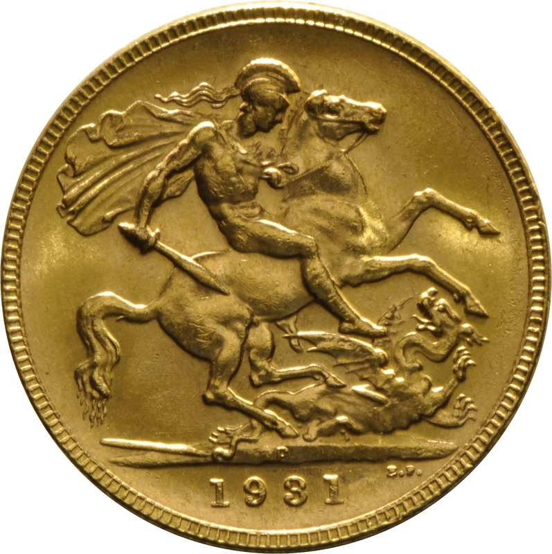 1931 Gold Sovereign Coin George V Perth