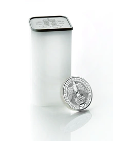 2019 2oz Silver Coin, Falcon of the Plantagenets - Queens Beast