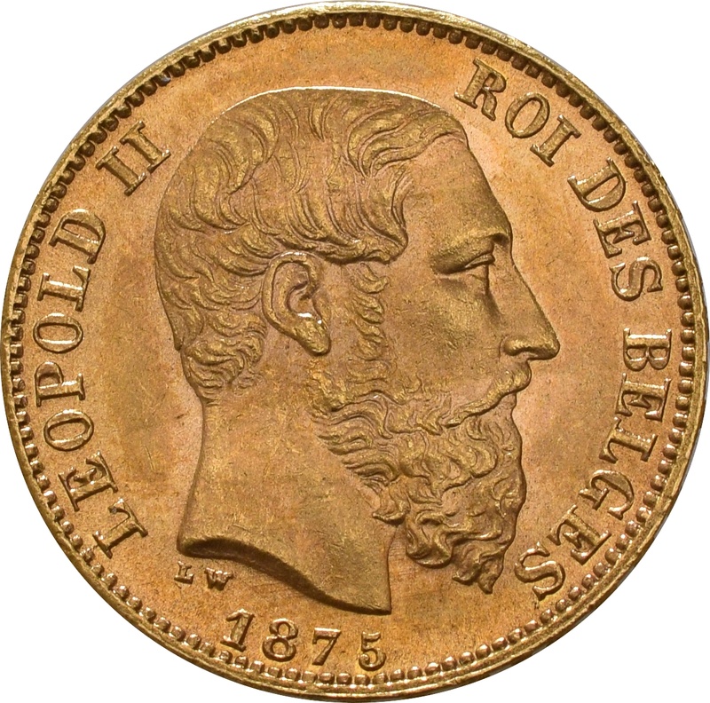 Belgium 1882-94 SG.P88 2 Francs Buff U/M Lot 2 