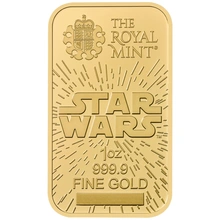 1oz Gold Bar Star Wars Light Side