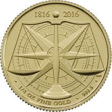 2016 Royal Mint Gold Standard Quarter Ounce £25 coin