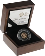 2010 Quarter Sovereign Gold Proof Coin Boxed 