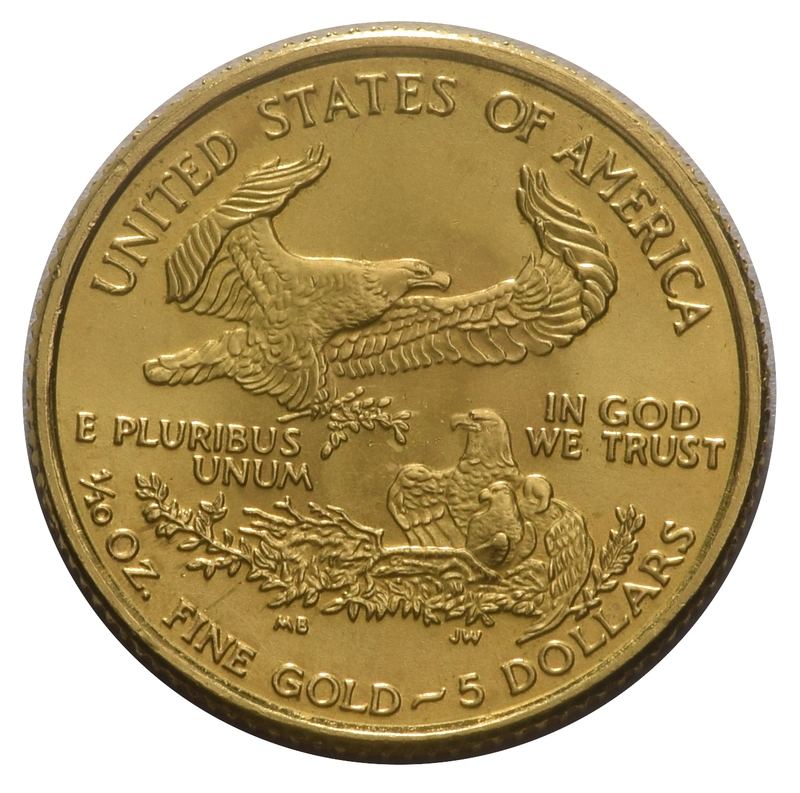 1986 1/10oz American Eagle Gold Coin MCMLXXXVI