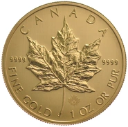 2015 Canadian Maple Leaf Gold Coin 1oz PCGS MS69