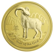 2015 1oz Australian Gold Year of the Goat Gold Coin