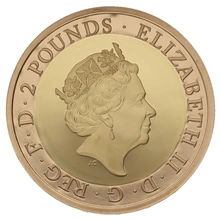 2018 £2 Two Pound Proof Gold Coin RAF Centenary F-35 Lightning II Boxed