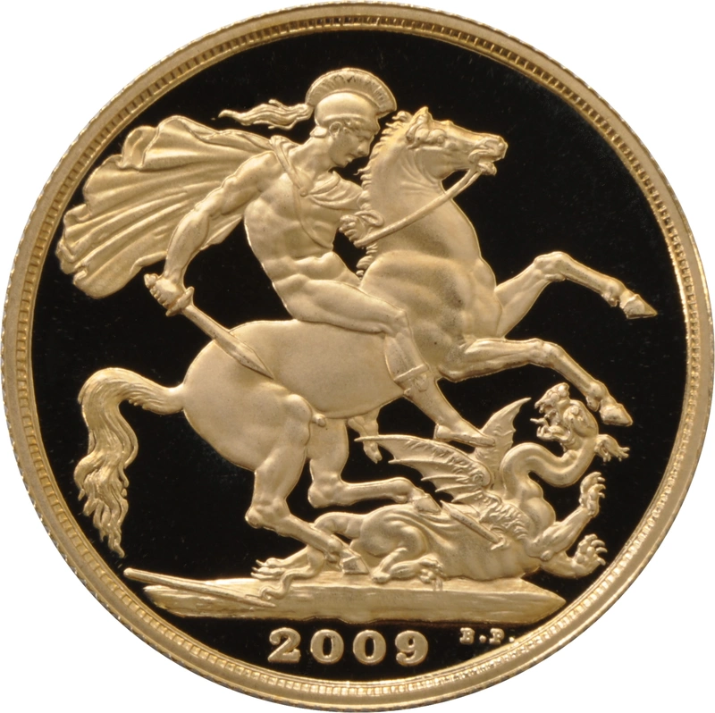 2009 £2 Proof Gold Coin (Double Sovereign) no box or cert